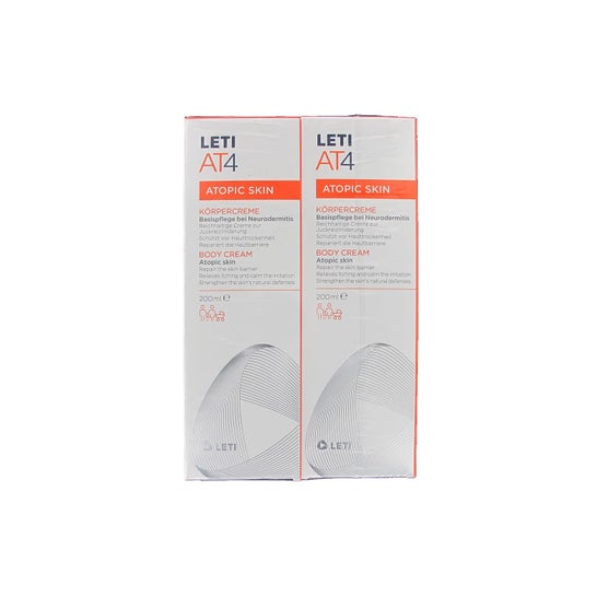 Leti At4 Pack Duplo Crema Corporal 2x200ml