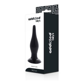 Addicted Toys Anal Plug 14,5cm Negro 1ud