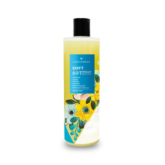 Vidalforce Soft Micelar Limpiador Facial y Desmaquillante 400 ml