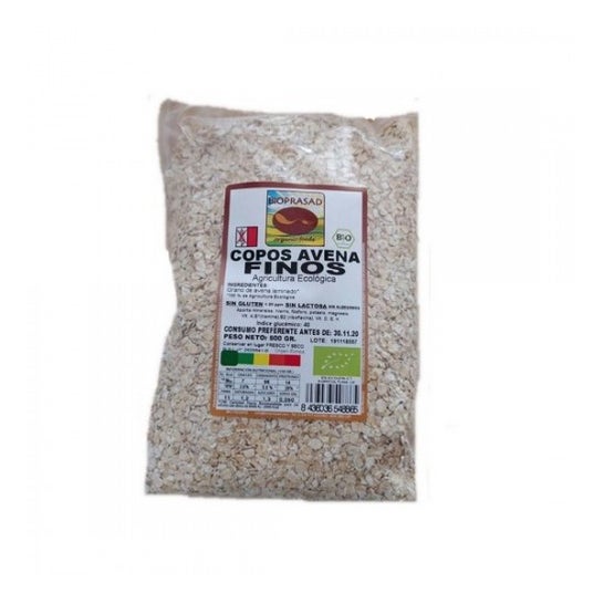 Bioprasad Copos Avena Finos sin Gluten Bio 500g