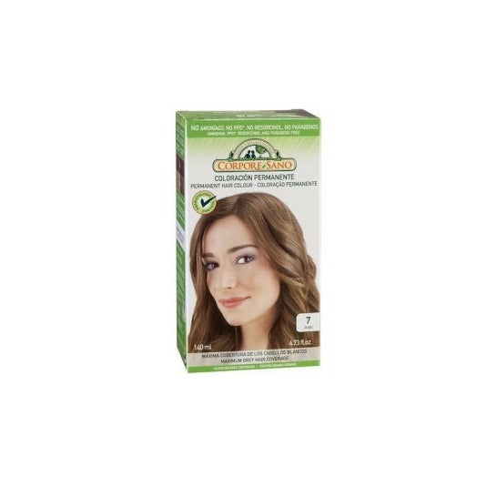 Corpore Sano Tinte Permanente Nº 7 Rubio 140ml