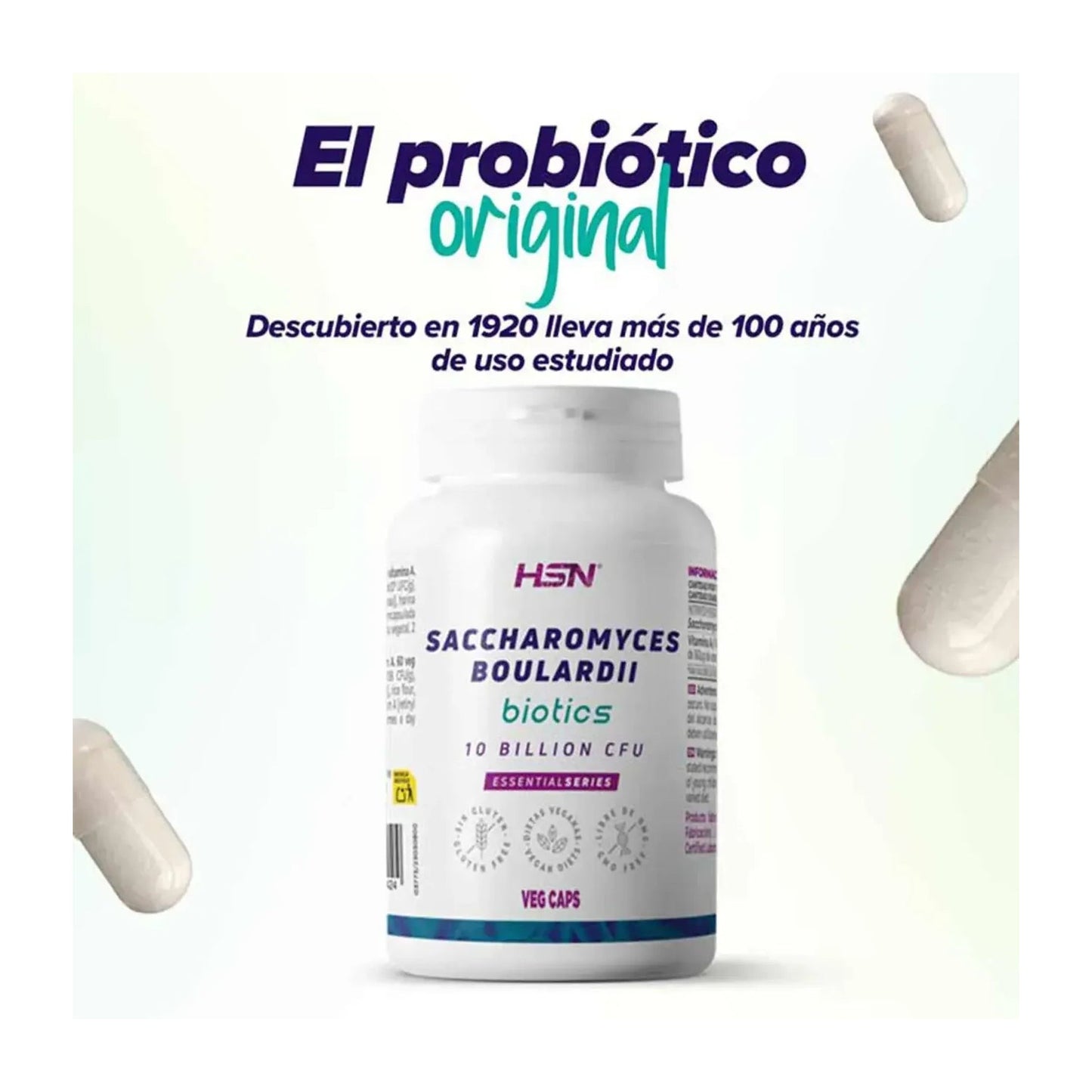HSN Saccharomyces Boulardii 10B UFC 60vcaps