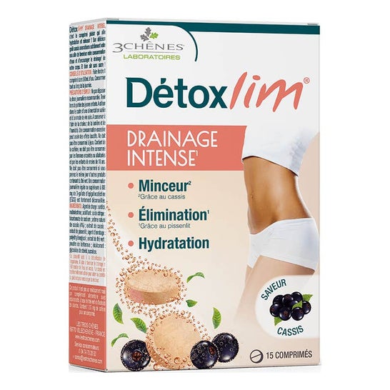Les 3 Chênes Détoxlim Drenaje Intenso Cassis 15comp