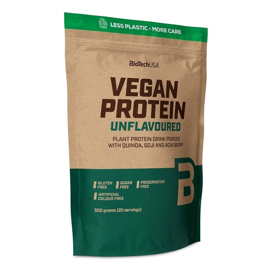 BioTech USA Vegan Protein Unflavoured 500g