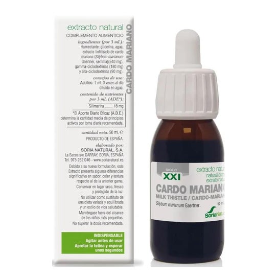 Soria Natural Cardo Mariano Extracto 50ml