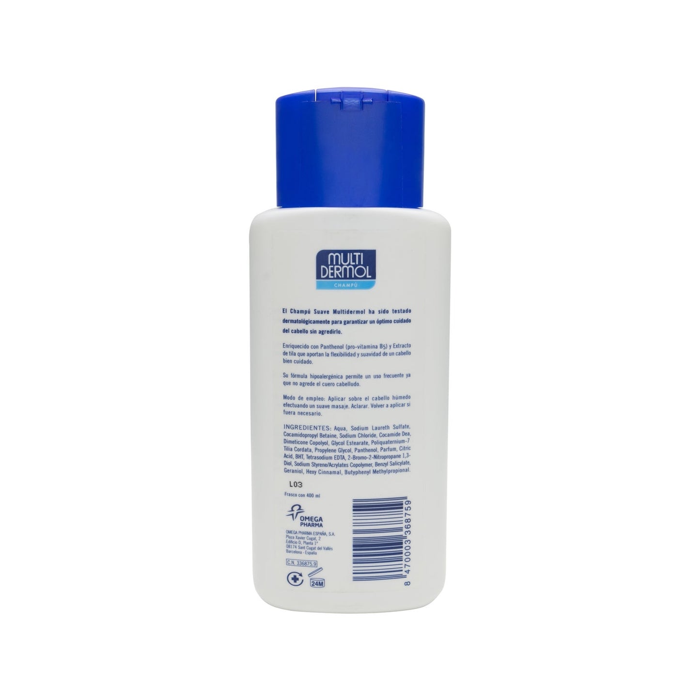 Multidermol champú suave 400ml