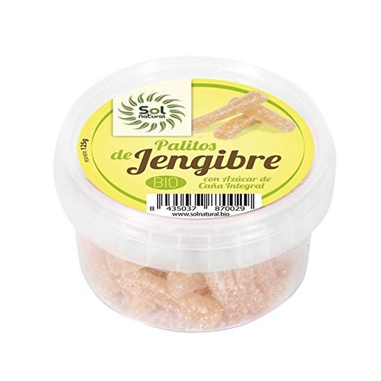 Sol Natural Palitos de Jengibre Bio 125g
