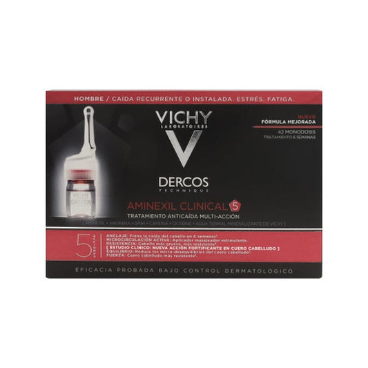 Vichy Dercos Technique Aminexil Clinical 5 Men 42x6 ml