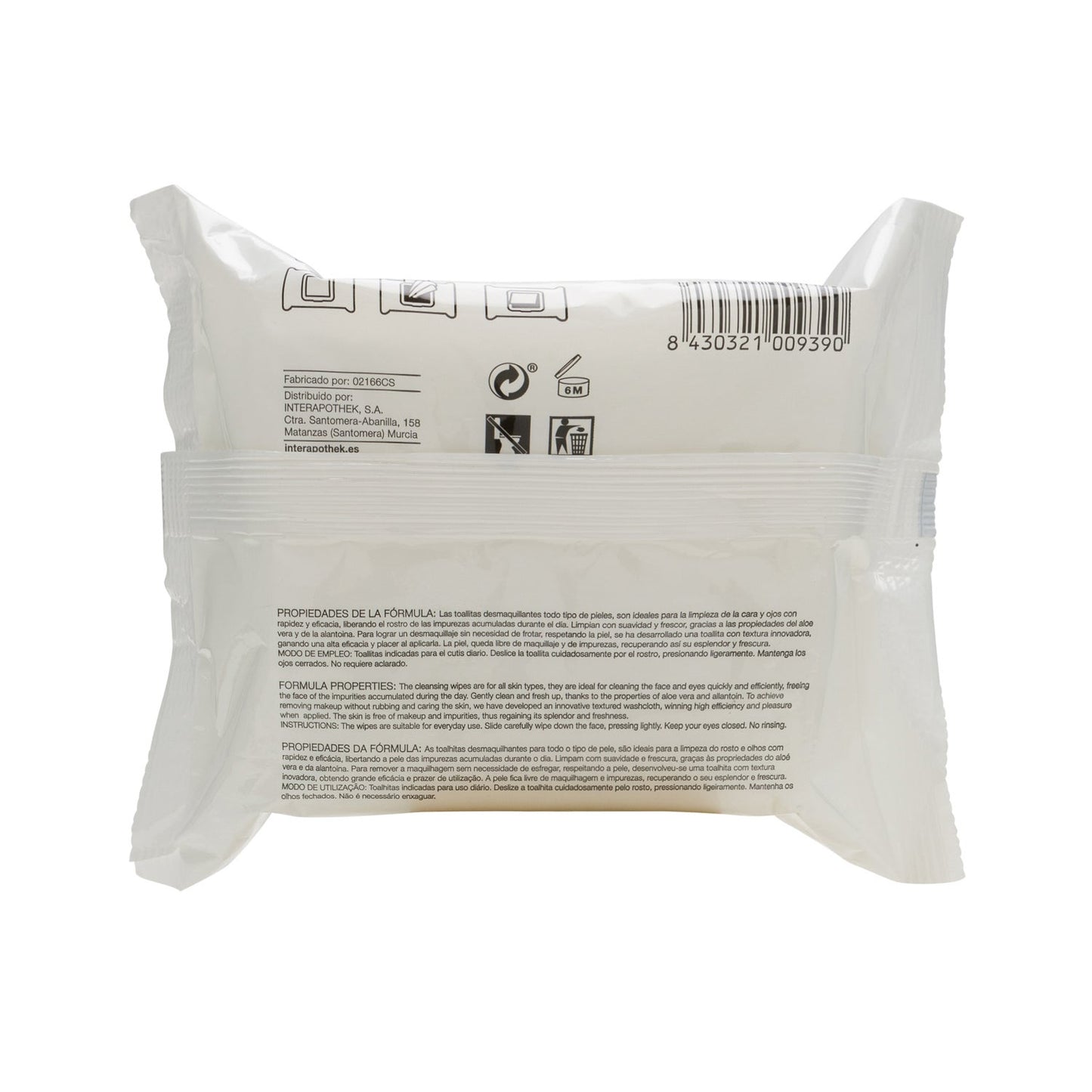 Interapothek toallitas desmaquillantes 3 en 1 24uds