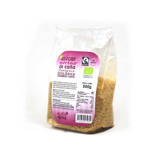 AlterNativa3 Azucar Demerara Moreno de Caña Bio 500g
