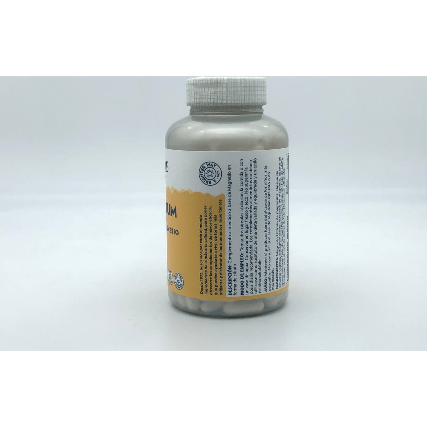 Solaray Magnesium Citrato Quelado de Magnesio 180caps