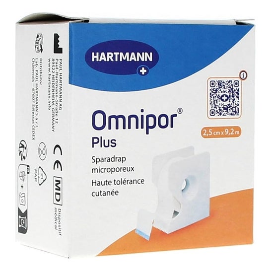 Cinta adhesiva Omnipor Plus 9,2mx2,5cm