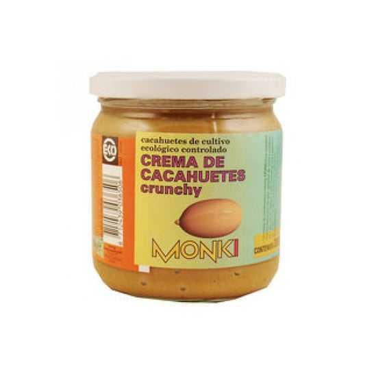 Monki Crema de Cacahuetes Crujiente Bio 650g