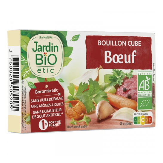 Jardin Bio Cubito Carne sin Aceite Palma Bio 8x10g
