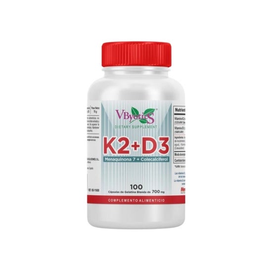 Vbyotics Vitamina K2 + D3 100 caps