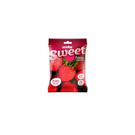 Acofarsweet Caramelos Azucar Fresa Bolsa 60 g