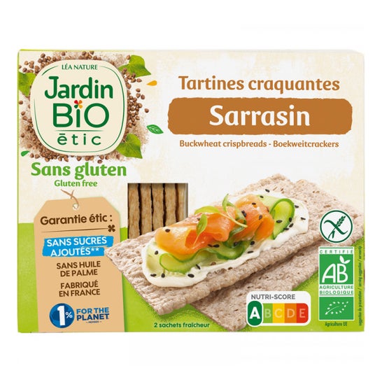 Jardín Bio Tostada Crujiente Sarraceno Bio 150g