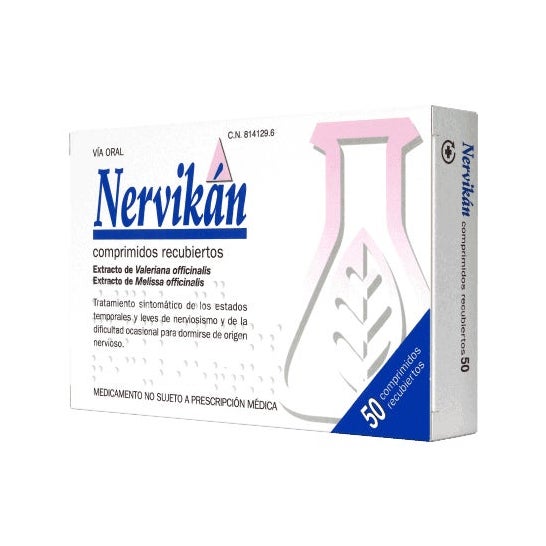 Nervikán 160mg/80mg 50 comprimidos recubiertos