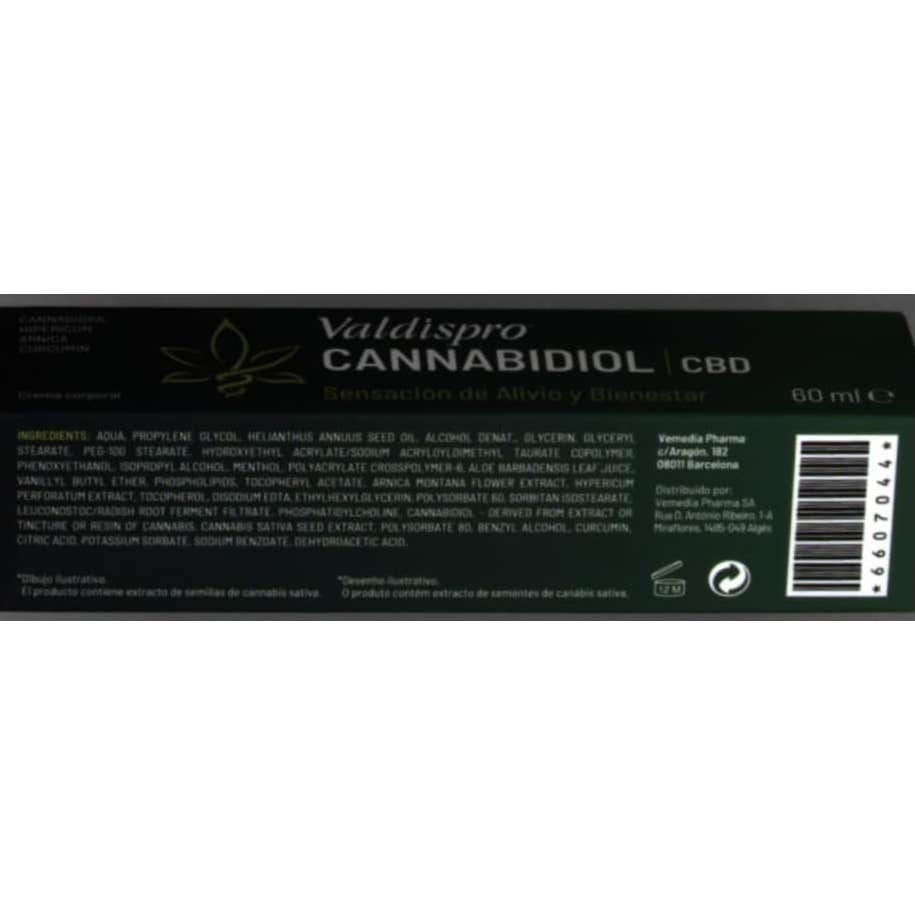 Valdispro Cannabidiol Crema 60ml