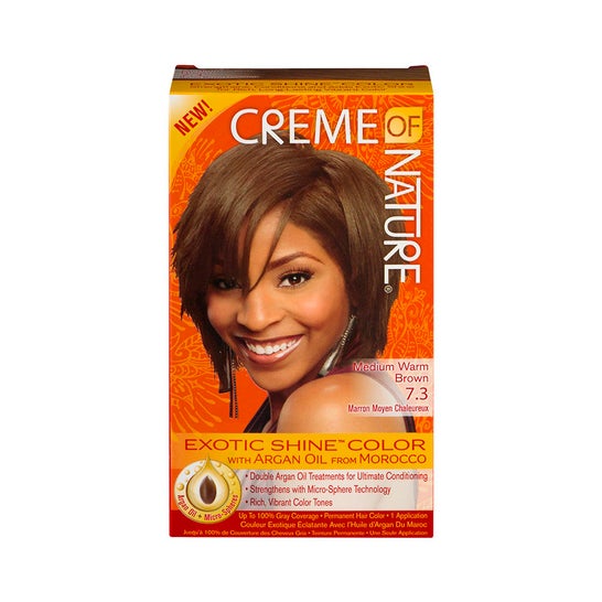 Creme Of Nature Exotic Shine Tinte Medium Warm Brown 7.3 1ud