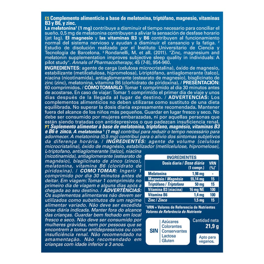 Epaplus Sleepcare Sueño Retard Melatonina con Triptófano 60comp
