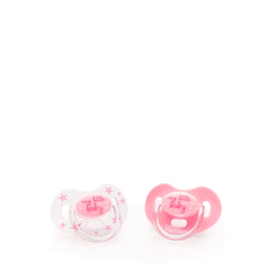 Acofarbaby Chupete Látex Rosa 0-6M 1ud