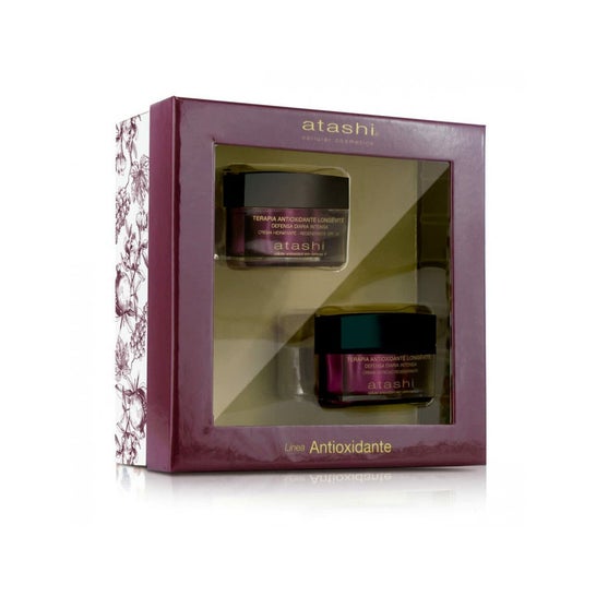 Atashi Ritual Antioxidante Crema Hidratante Día + Crema Antiedad