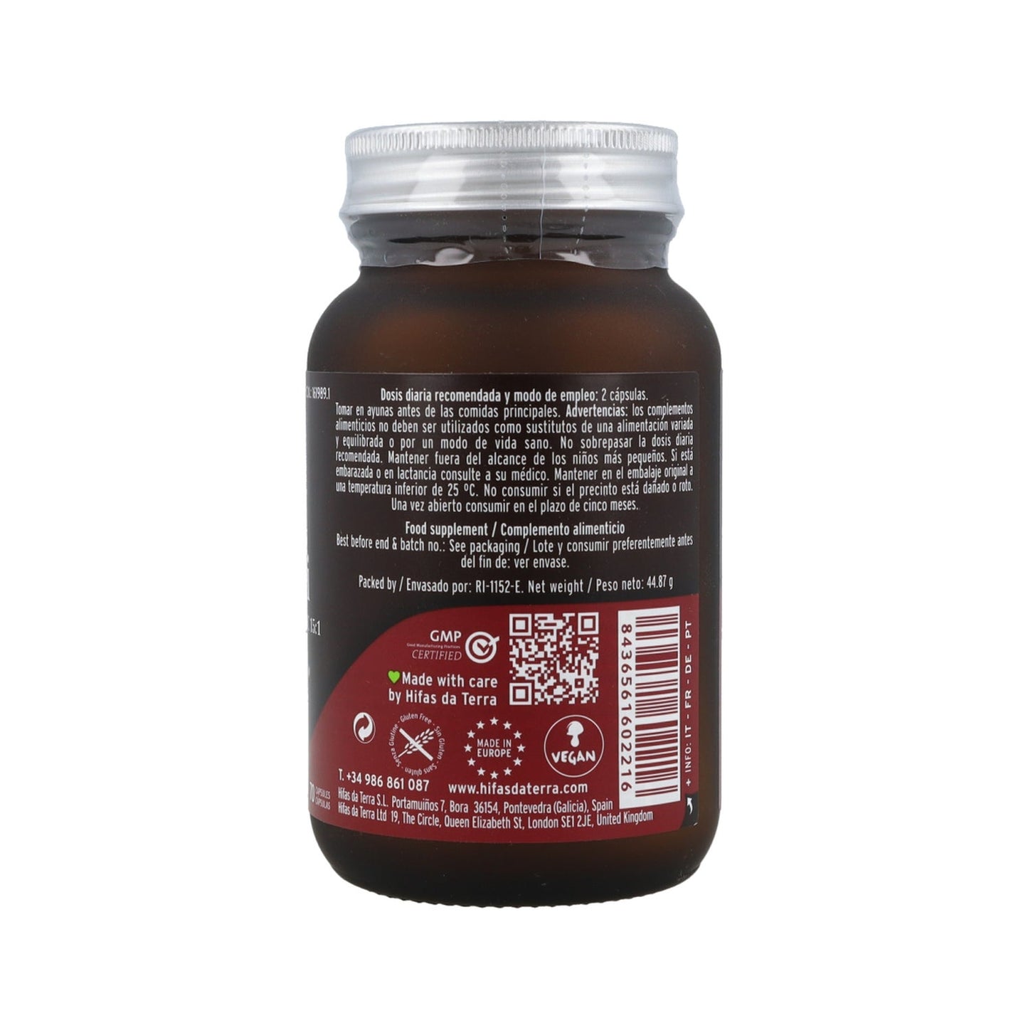 Hifas da Terra Mico Rei Extracto de Reishi 70caps