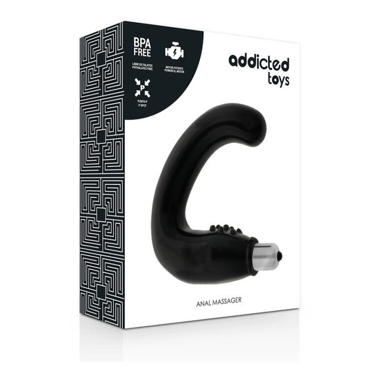 Addicted Toys Masajeador Anal Negro 1ud