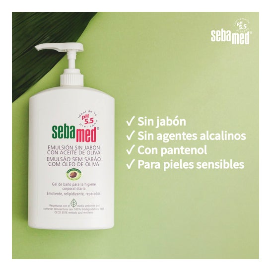 Sebamed Emulsión Sin Jabón Aceite de Oliva 1000ml