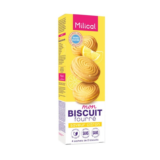 Milical Galletas Rellenas de Limón 4x2 uds