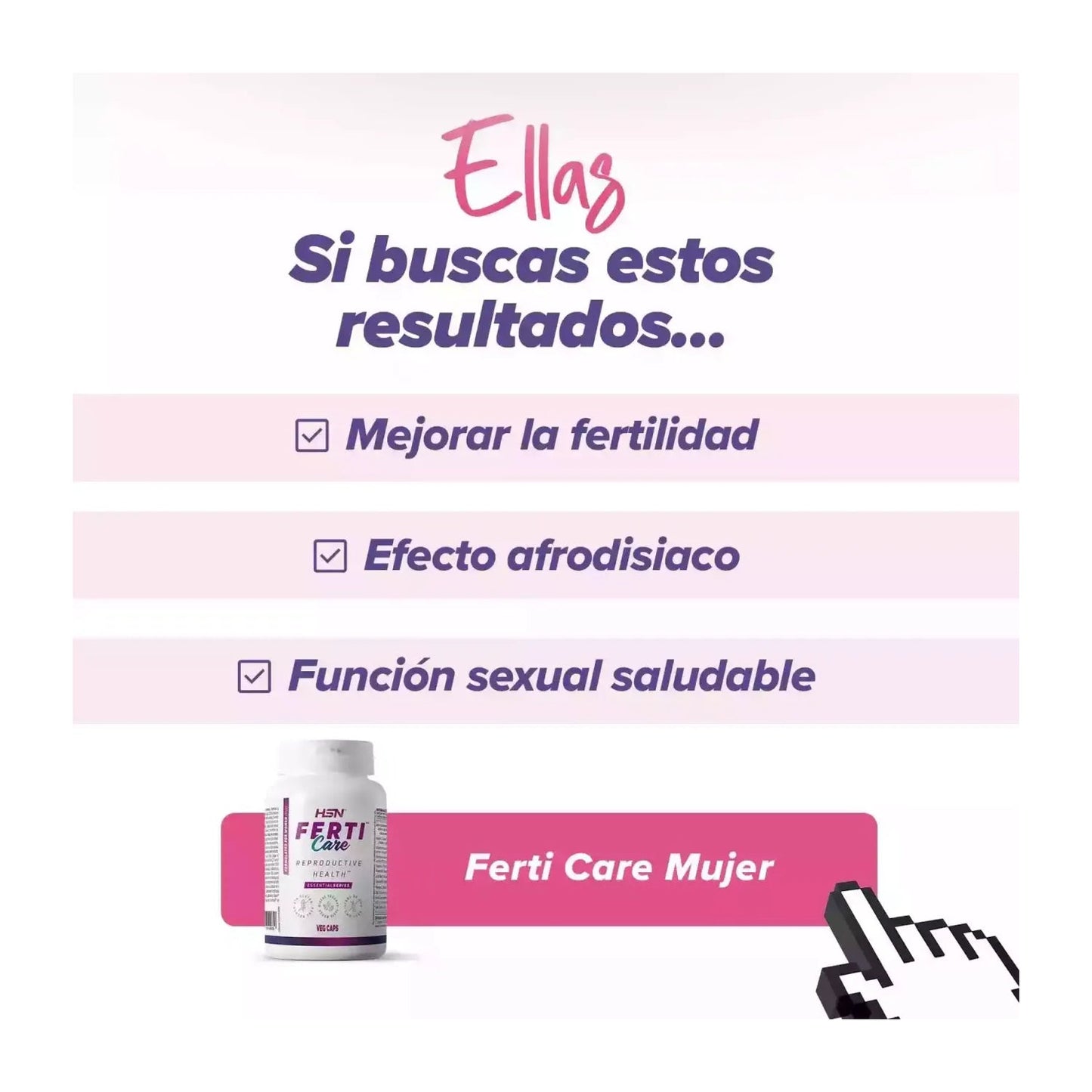 HSN Ferti Care Especial Mujer 120vcaps