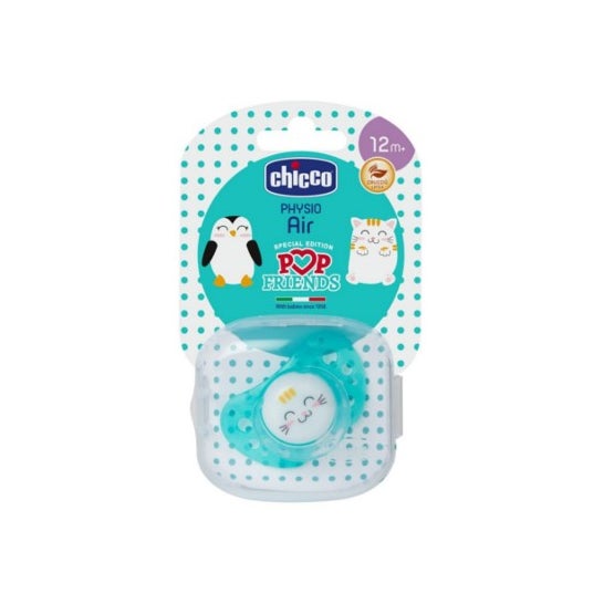 Chicco Physio Air Chupete Silicona Pop Friends +12 M 1 ud