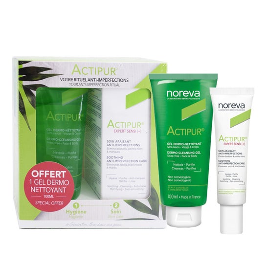 Actipur Set Expert Sensi+ Crema Anti Imperfecciones + Gel Espumante 1ud