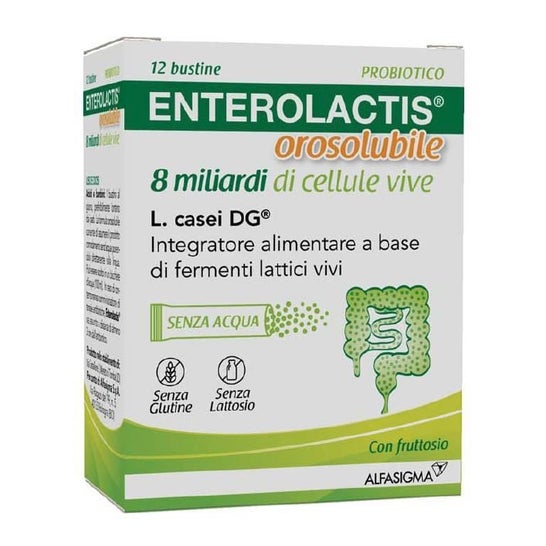 Alfasigma Enterolactis Orosoluble 12 Sobres