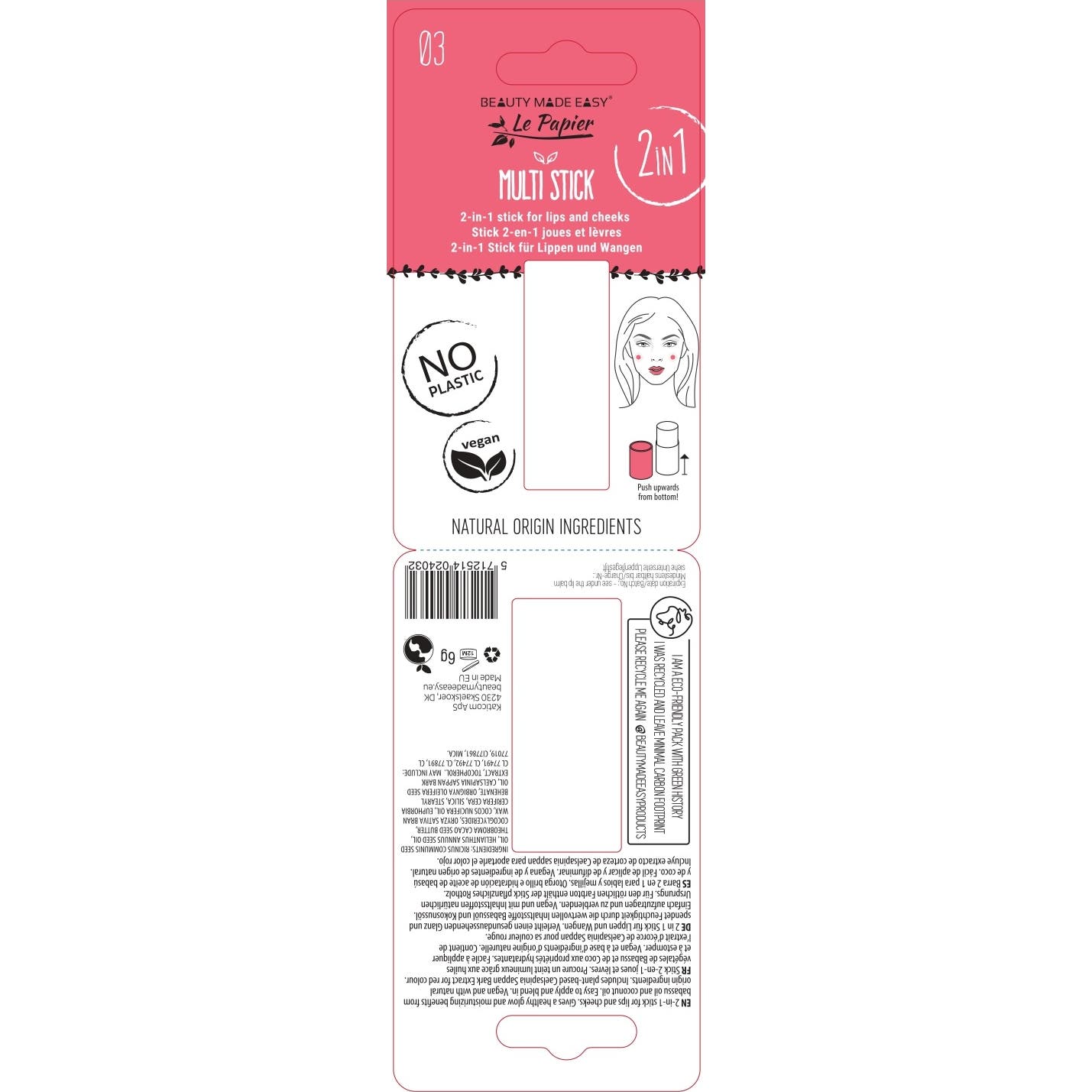 Beauty Made Easy Multi Stick 03 Pink 6g