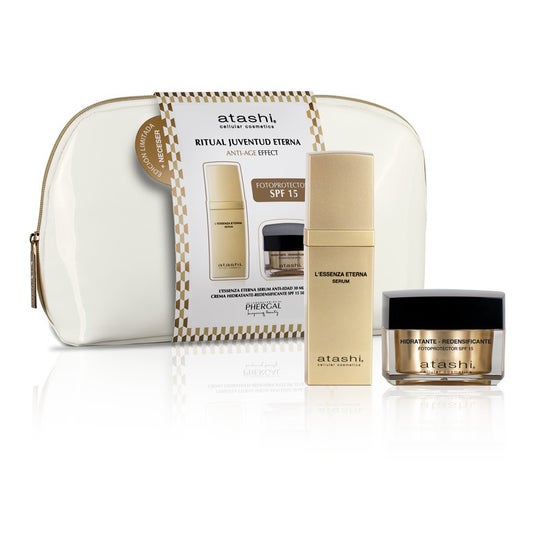 Atashi Ritual Juventud Eterna Set L'Essenza Eterna + Crema + Neceser