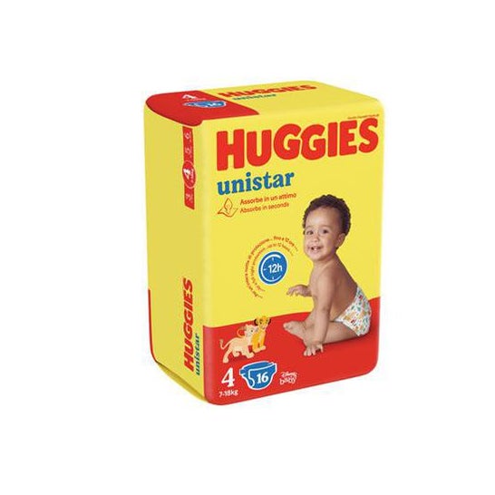 Huggies Unistar Maxi Pañales Talla 4 7-15kg 16uds