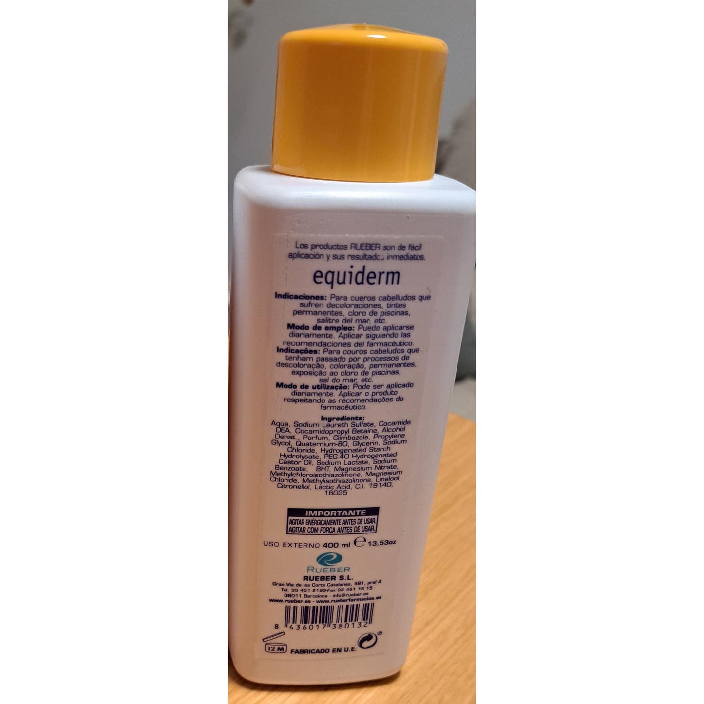 Rueber Champú Equiderm 400ml