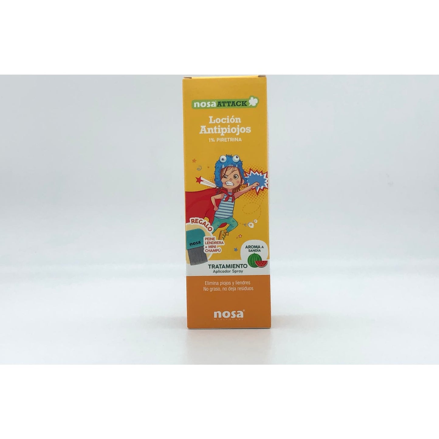 Nosa Loción Antipiojos 1% Piretrina aroma Sandía 150ml
