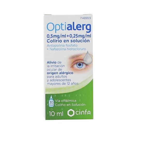 Optialerg 5mg/ml + 0,25mg/ml 10ml