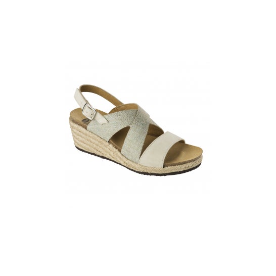 Scholl Espadrille Sotiria Naturel Blanc Taille 40 1 Par
