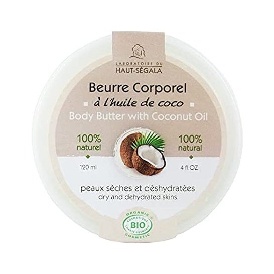 Laboratoire du Haut-Ségala Beurre Corporel Huile de Coco 120 ml