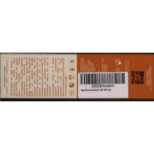 Laboratoires de Biarritz Alga Maris Leche Solar SPF50 100ml
