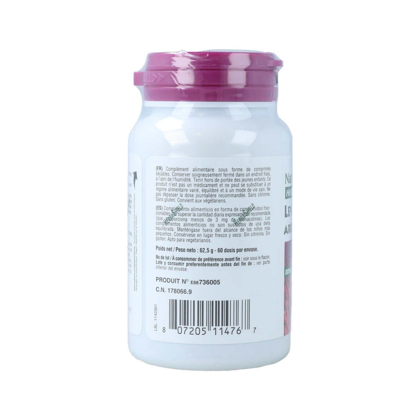 NaturesPlus Levadura Arroz Roja 30comp
