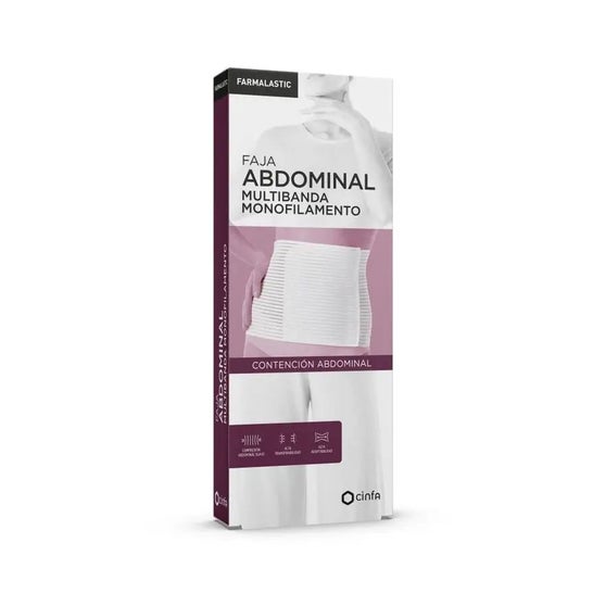 Farmalastic faja lumbar blanca velcro T-3 1ud
