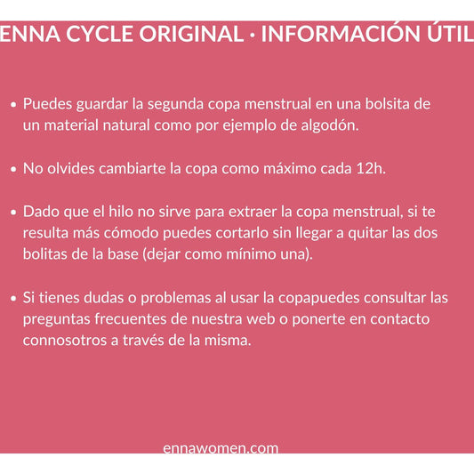 Enna Cycle copa menstrual T-L 2uds
