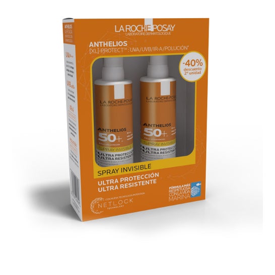 La Roche-Posay Anthelios Spray Invisible SPF50 2x200 ml