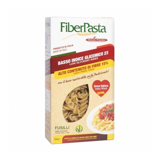 Fiberpasta Fusilli de Bajo Índice Glucémico 250 g