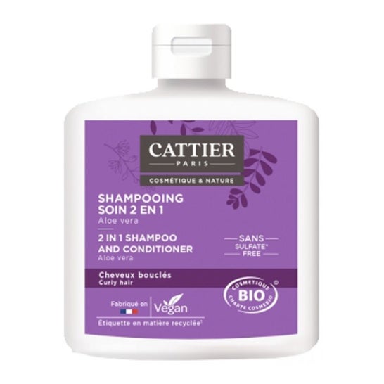 Cattier Champú Cuidados 2 en 1 Pelo Rizado 250 ml